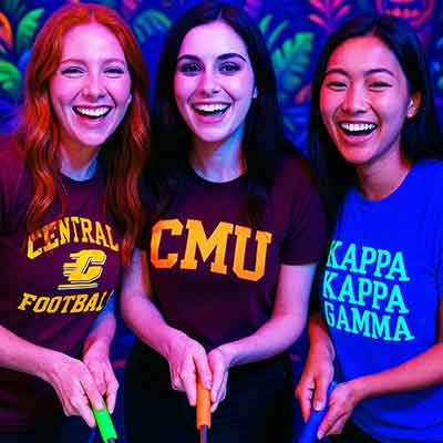 three students from Central Michigan University