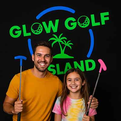 father daughter mini golf